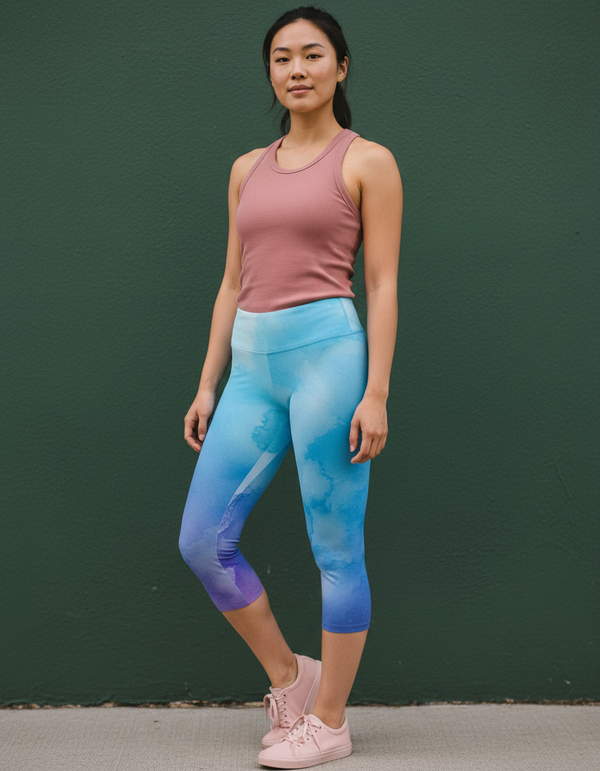 Leggings in Marina Mosaic