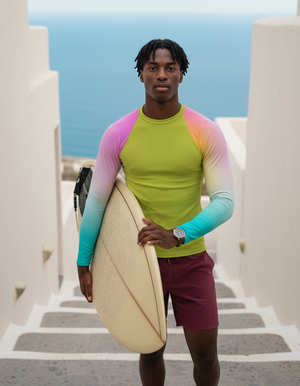 Men's Acacia Prism men's short-sleeve rashguards