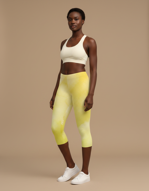 Leggings in Yellow Mosaic