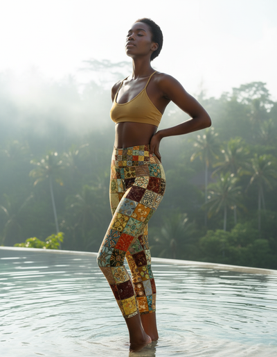 Celeste Capri Yoga Leggings capri yoga leggings