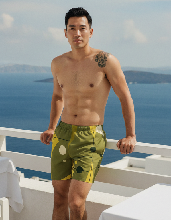 Men's Mid-Century Modern Swim Trunks
