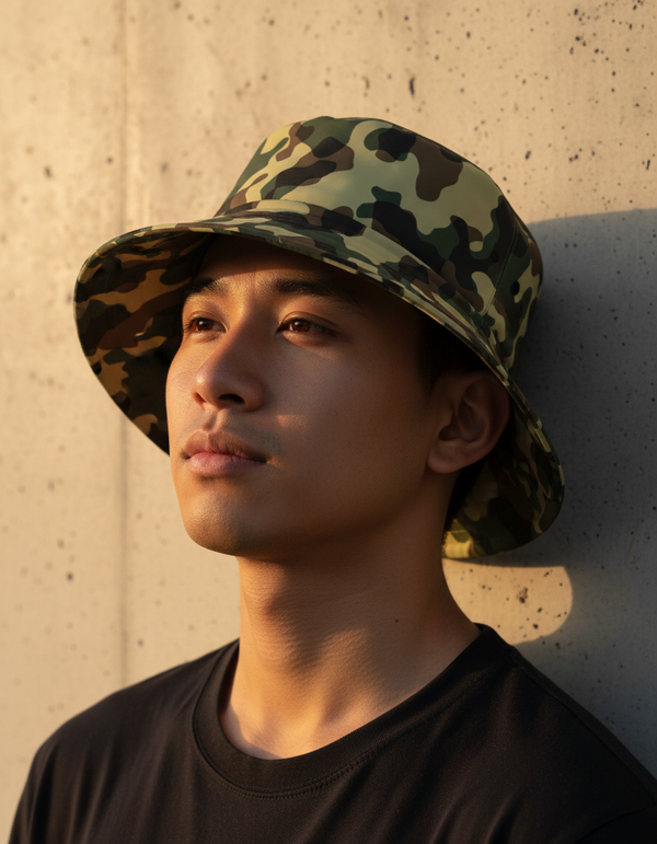 Camo Collection bucket hats