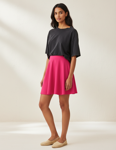 Pink Skater Skirt skater skirt