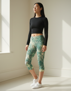 Women's Renoir Garden Palette Capri Leggings
