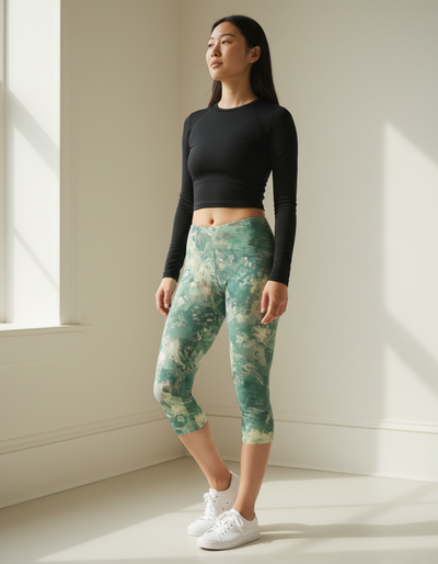 Jelly Mint Serenade Capri Leggings capri leggings