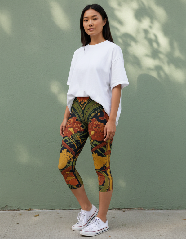 Celestia Capri Leggings Capri Leggings — Dripper