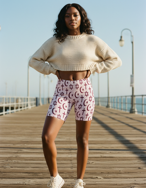 Women's Abrahamic Symbols Short Shorts