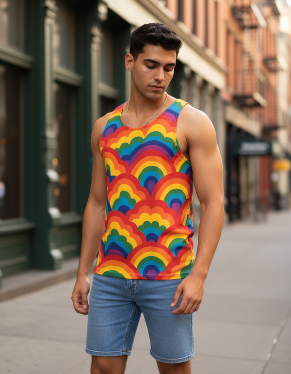 Refract Tank Top Men's Tank Top — Dripper