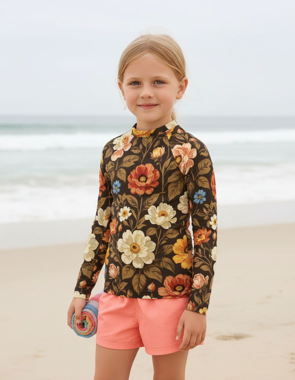 Kids Renoir Garden Palette Rash Guard