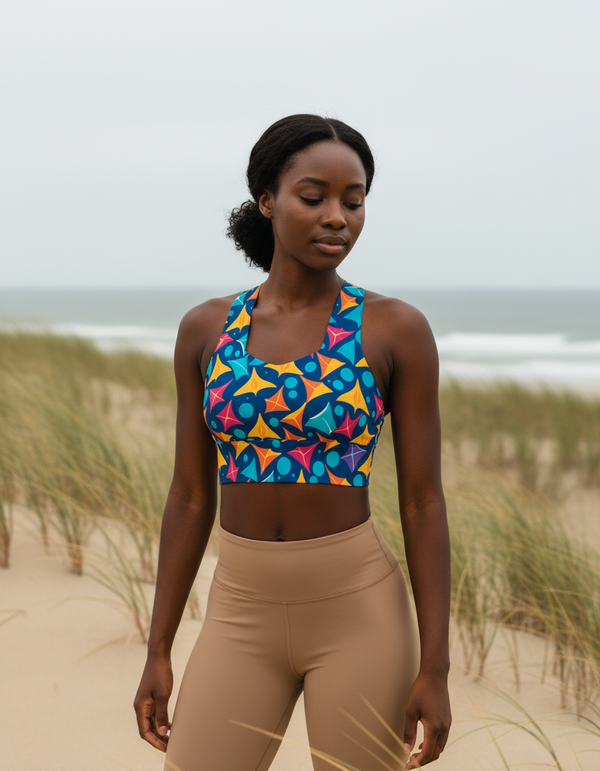 Manta Collection longline sports bras