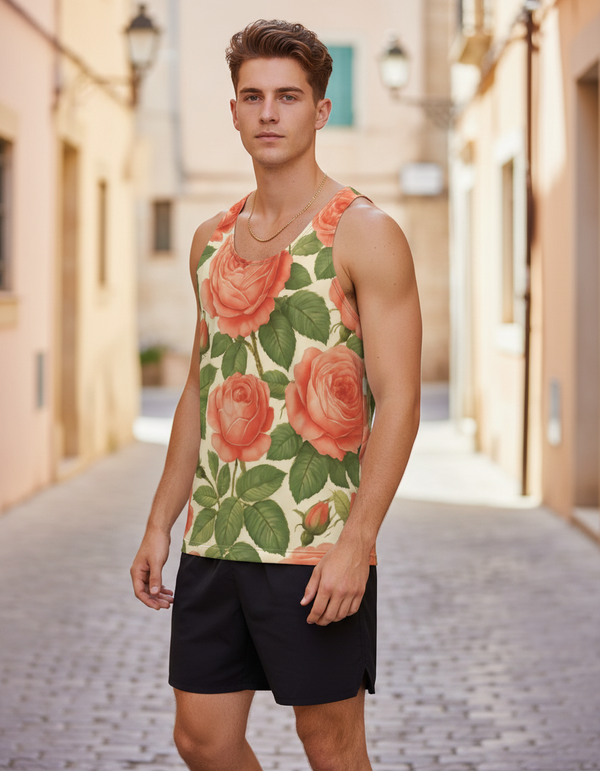 Bouquet Tank Top Men's Tank Top — Dripper