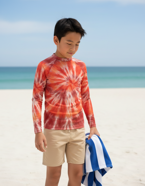 Youth Tie-Dye Rash Guard