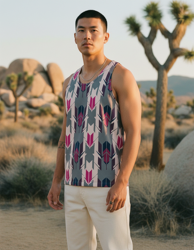 Men's Electric Fuchsia Kumo Tank Top tank top