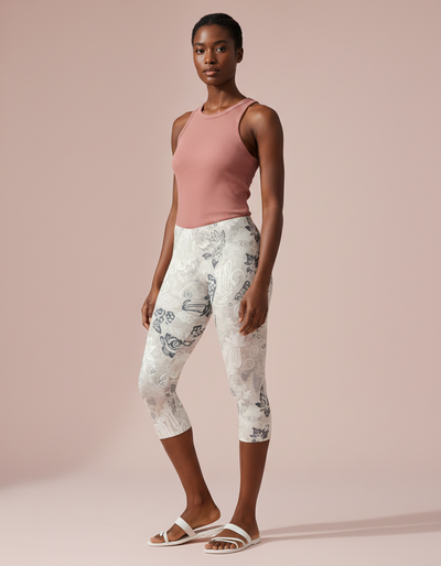 White Onyx Cita Capri Leggings capri leggings