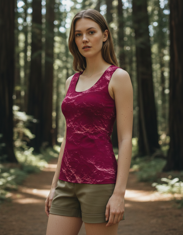 Tank Top in Hot Pink Eclipse