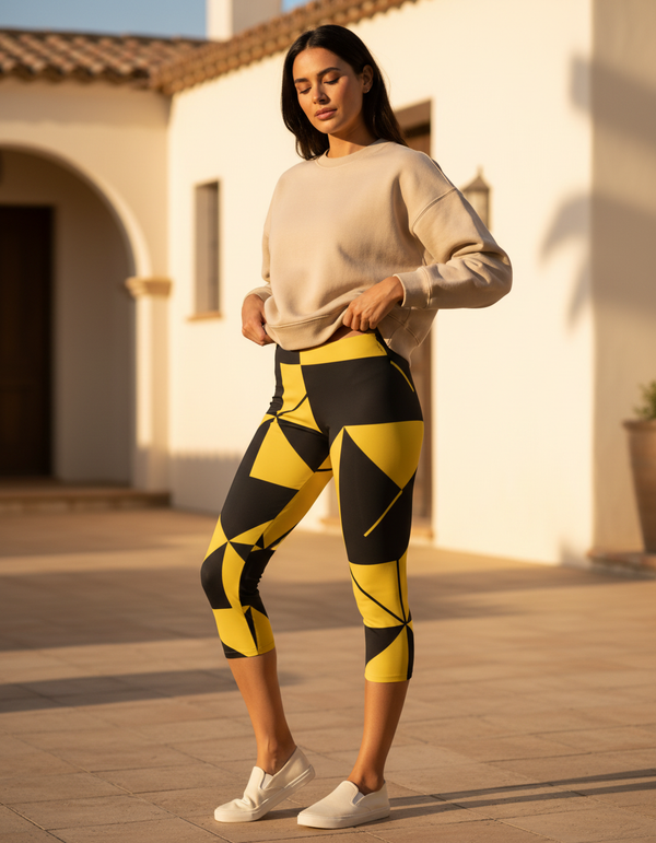 Vortex Capri Leggings Capri Leggings — Dripper