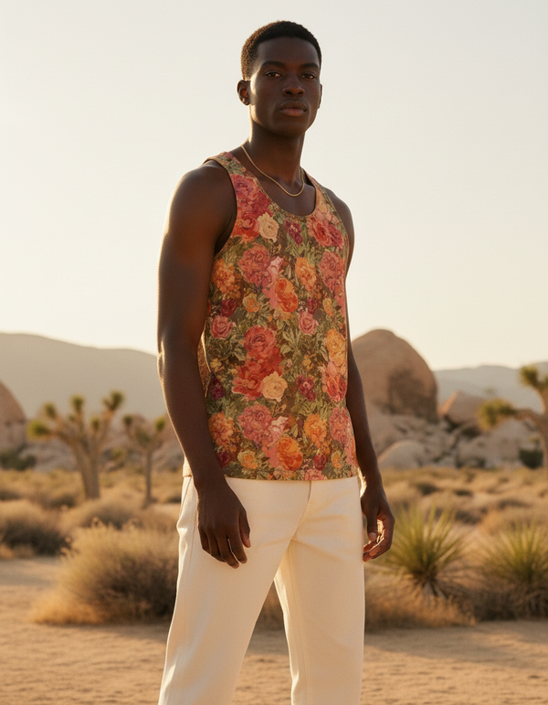 Ocean Whisper Impression Tank Top