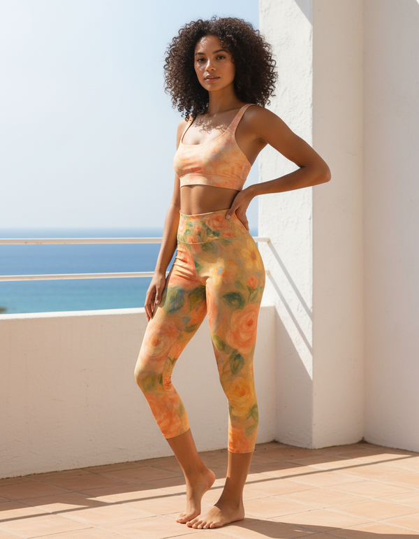 Women's Renoir Collection Yoga Capri Leggings