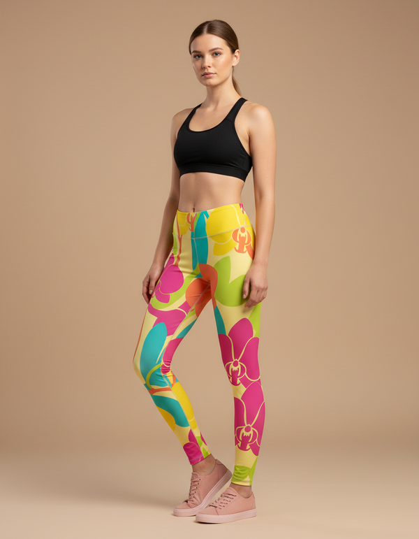 Petal Leggings Women's Leggings — Dripper