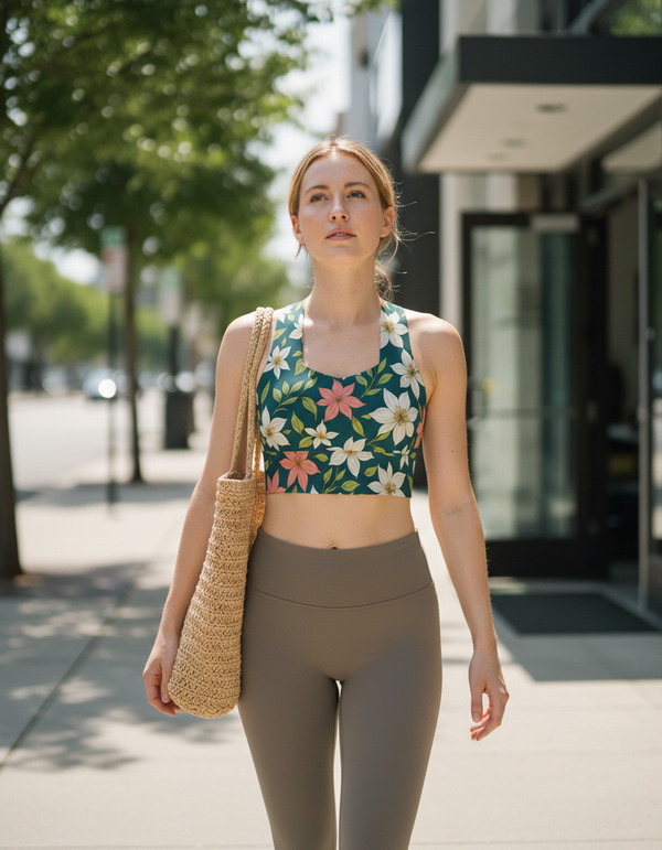 Elysian Wave Longline Sports Bra