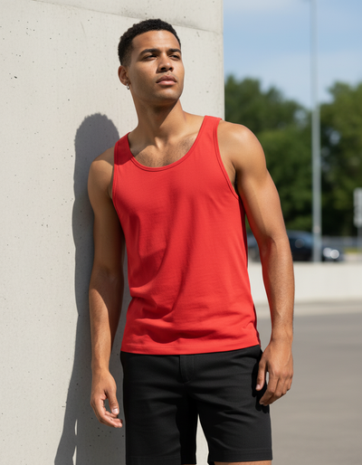 Men's Red Tank Top tank top