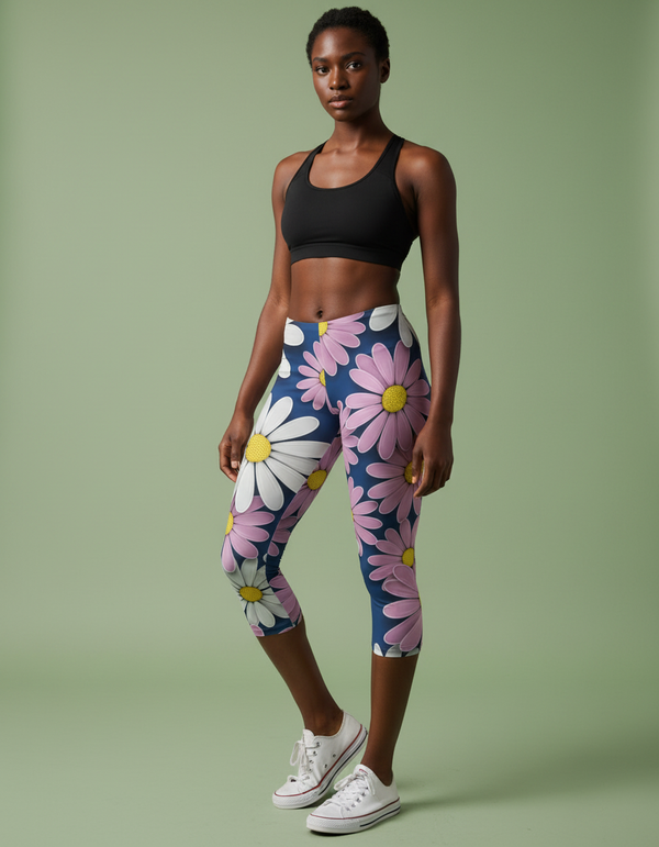Petal Capri Leggings Capri Leggings — Dripper