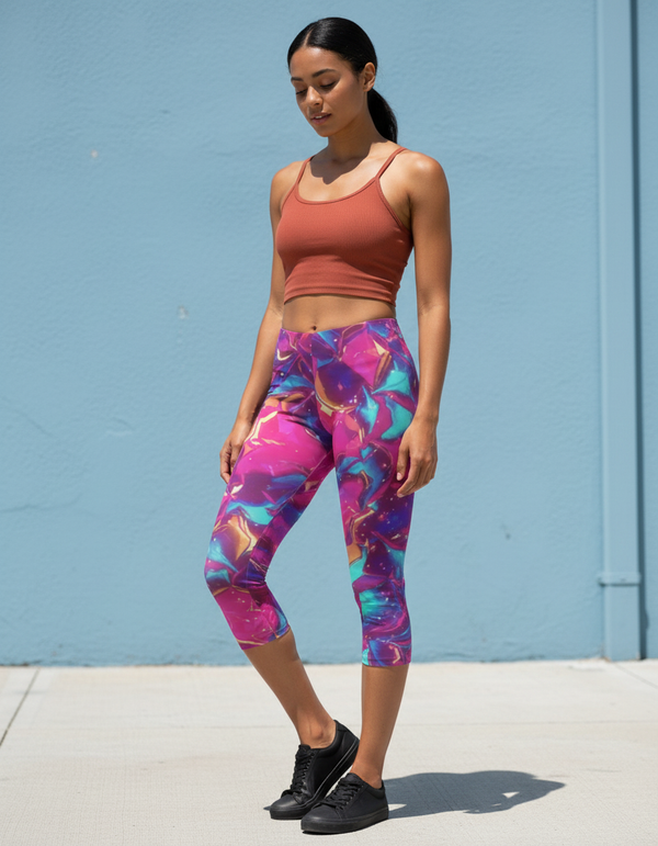 Nebula Capri Leggings bikini — Dripper
