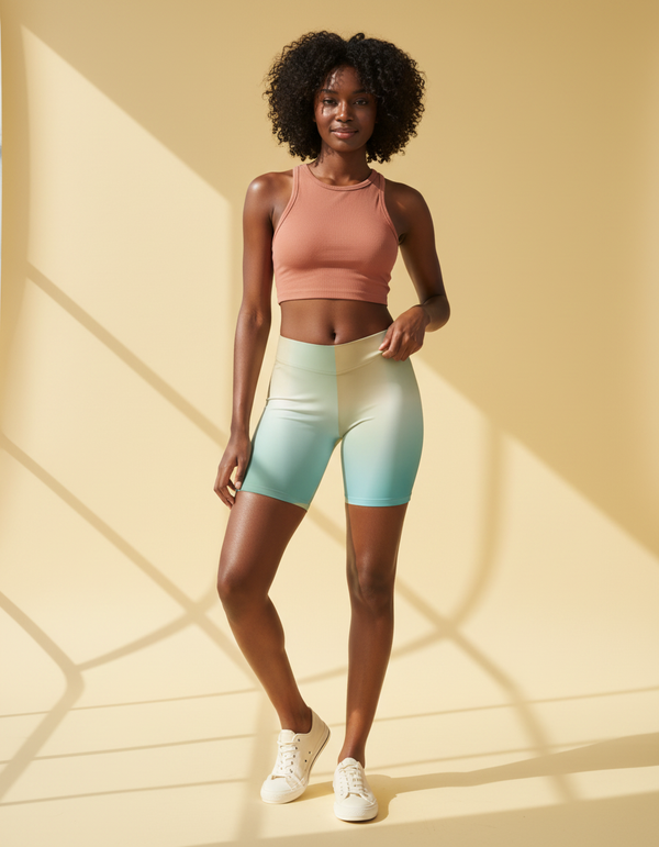 Women's Short Shorts in Sycamore Prism
