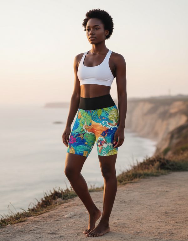 Yoshitoshi Collection yoga shorts