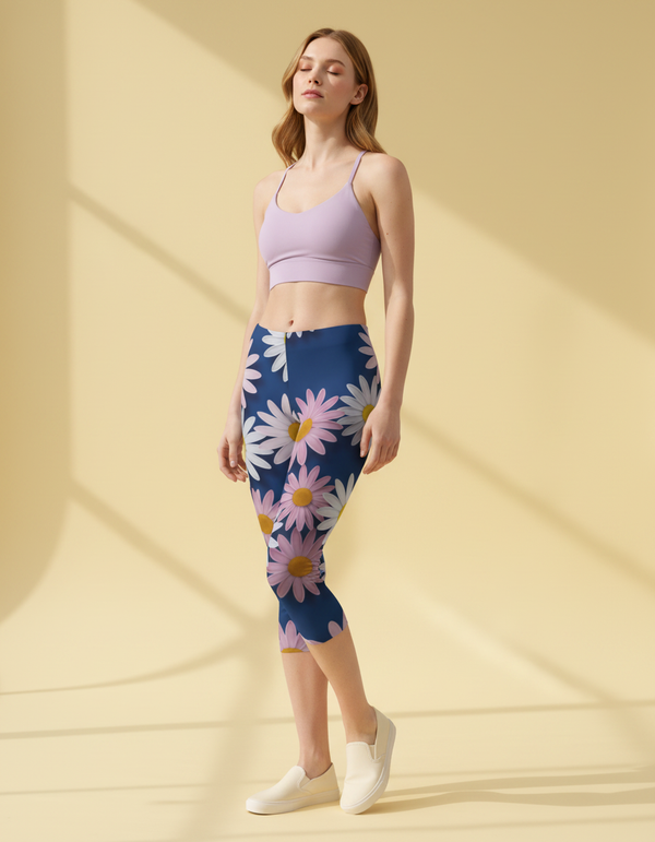 Bloom Capri Leggings Capri Leggings — Dripper