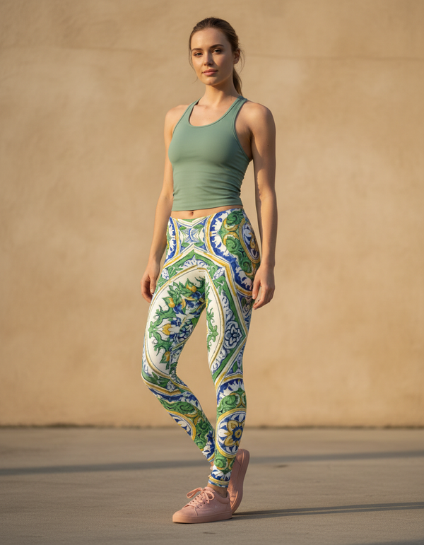 Women's Sicilian Maiolica Leggings