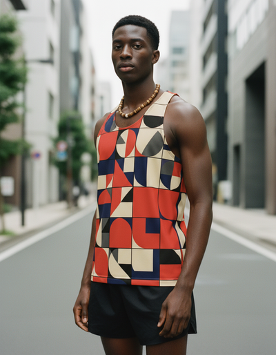 Men's Angora Tonal Tank Top tank top