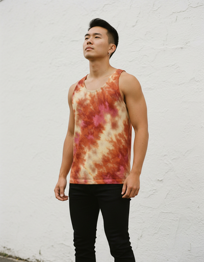 Men's Burnt Sienna Eclipse Tank Top tank top