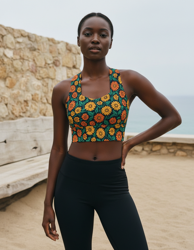 Ancestry Longline Sports Bra longline sports bra