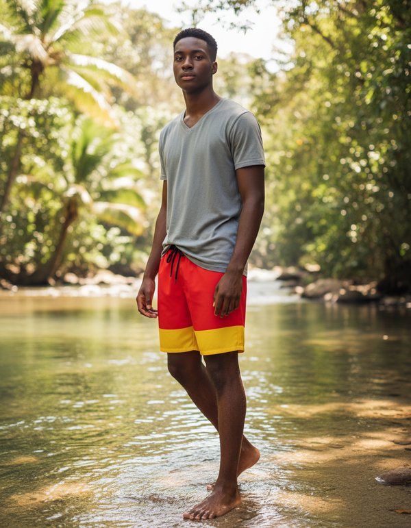 German Collection men's swim trunks