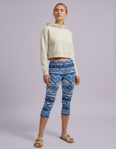 Marina Quipu Capri Leggings capri leggings