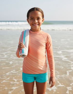 Kids Coral Spectrum kids rashguards