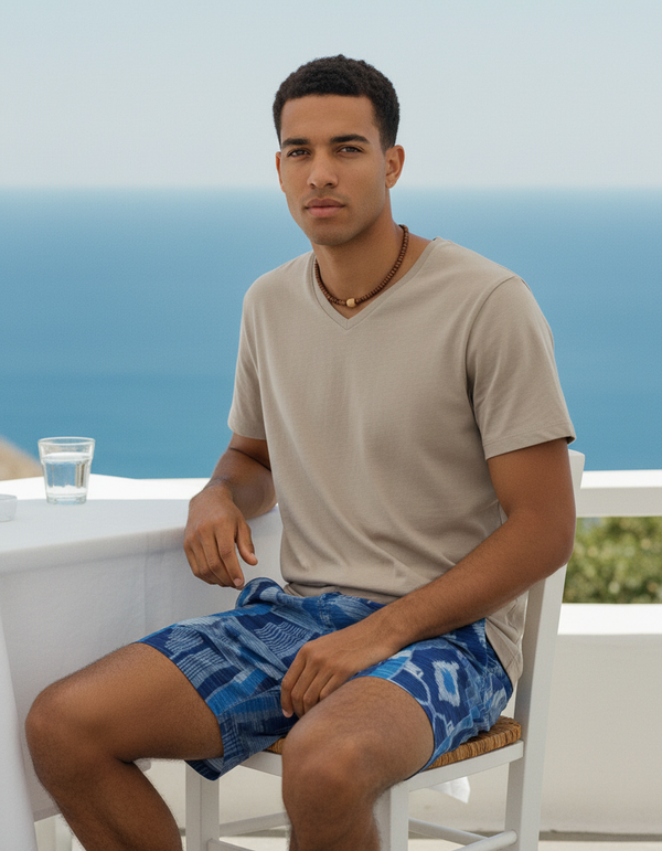 Men's African Kente Swim Trunks