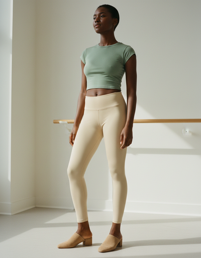 Beige Leggings leggings