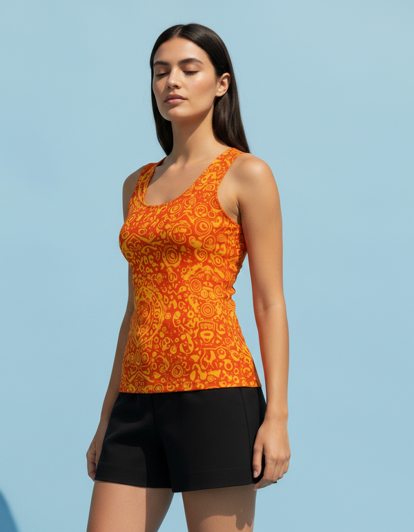 Geometric Glow Vibrance Tank Top