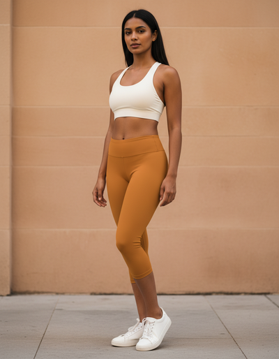 Ochre Capri Leggings capri leggings