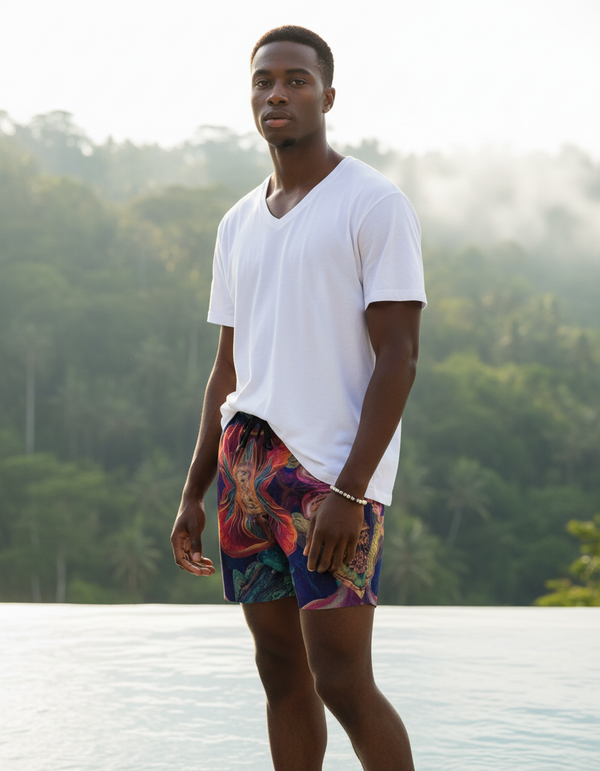 Mushroom Collection men's swim trunks