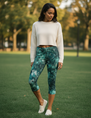 Women's Renoir Garden Palette Capri Leggings