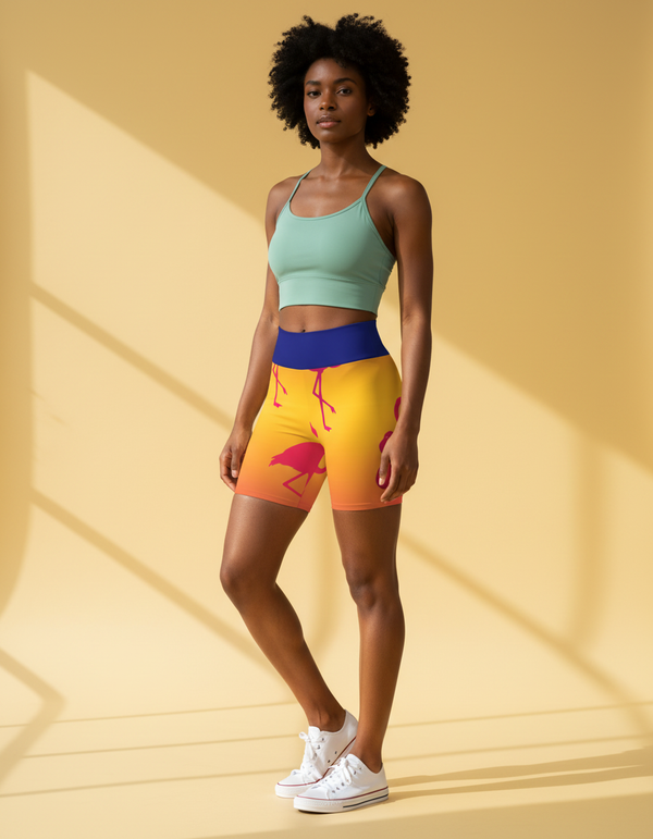Coral Yoga Shorts bikini — Dripper