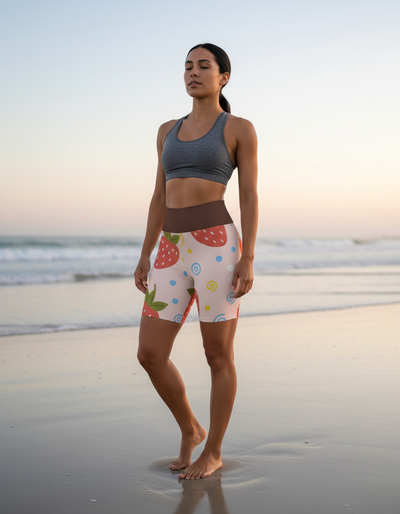 Blush Yoga Shorts yoga shorts