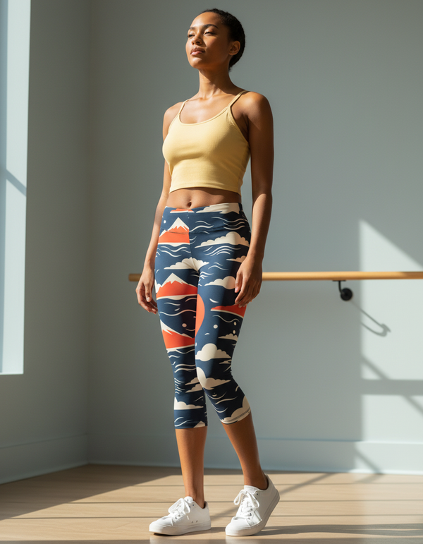 Yume Capri Leggings Capri Leggings — Dripper