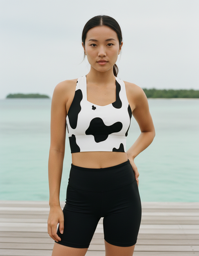 Moo Longline Sports Bra longline sports bra