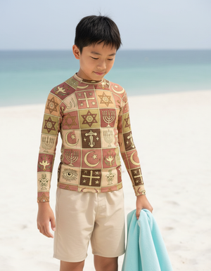 Tea Rose Unity Youth Rash Guard Youth Rash Guard — Dripper