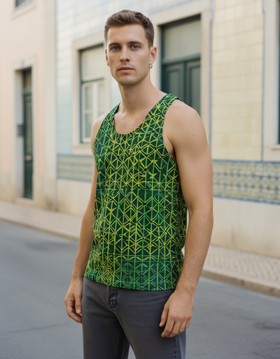 Men's Lime Hikari Tank Top tank top