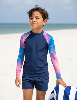 Rhodonite Frost Kids Rash Guard Kids Rash Guard — Dripper